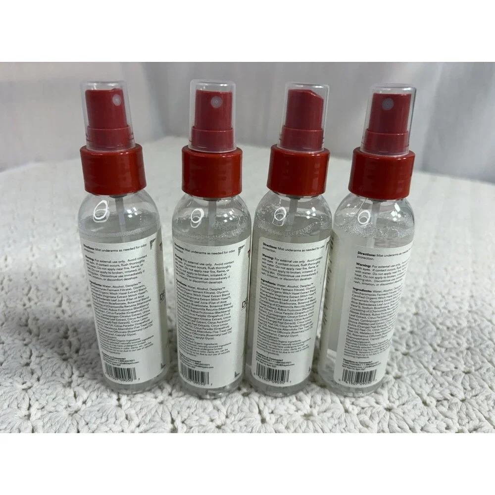 Lot Of 4 NEW Thayers Unscented Witch Hazel Deodorant Aloe Vera Formula 4 oz each